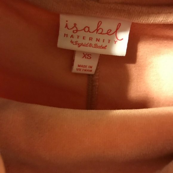 Maternity velvety stretchy top Isabel size Xs - Picture 2 of 4